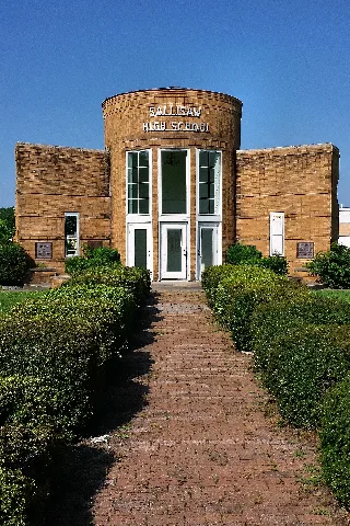 1940 Sallisaw High School Ruins