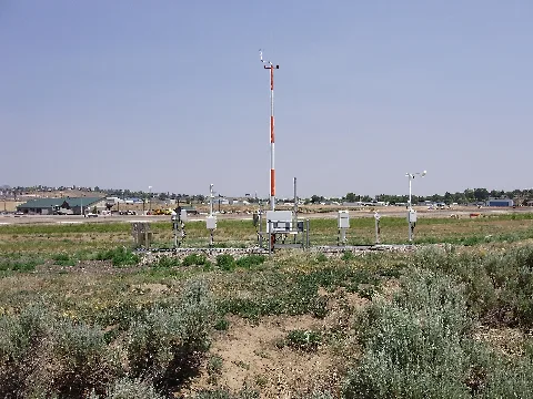 2008 07 01 Elko Airport Asos In Elko, Nevada Viewed From The South