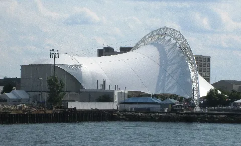 2017 Rockland Trust Bank Pavilion From Boston Harbor