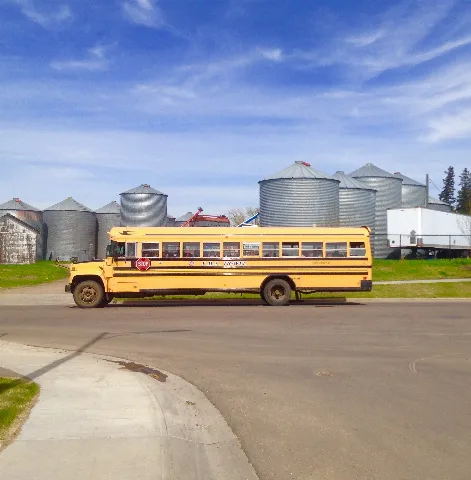 2018 05 14 Blue Bird School Bus With Gmc Chassis, Spruce Grove, Ab