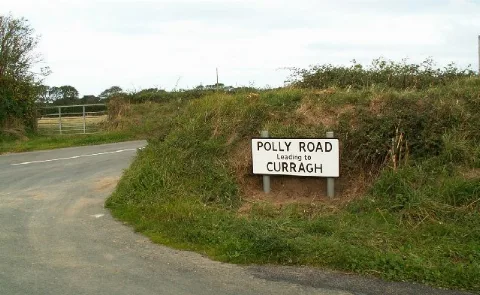A Sign For The Polly Road Geograph.org.uk 60545