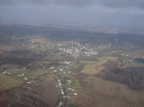 Aerial De Graff, Ohio From South