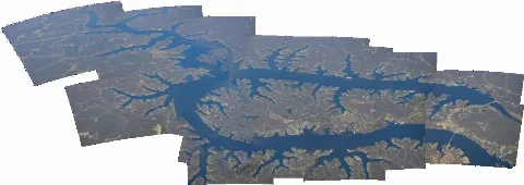 Aerial Panorama Of Lake Of The Ozarks Mo Jdugger