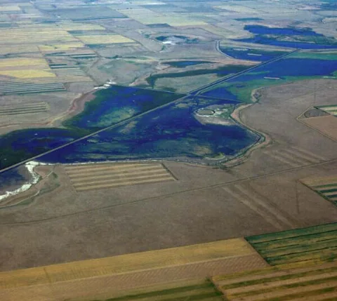 Aerial Photograph Of Benton Lake (8600350473)