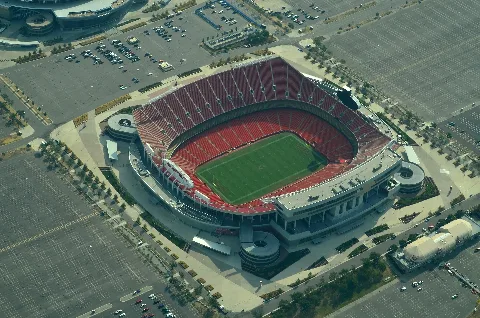 Aerial View Of Arrowhead Stadium 08 31 2013