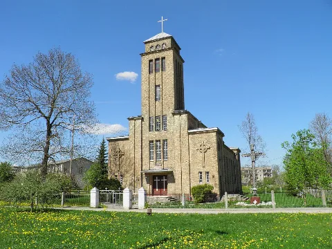 Aknīstes Katoļu Baznīca Panoramio