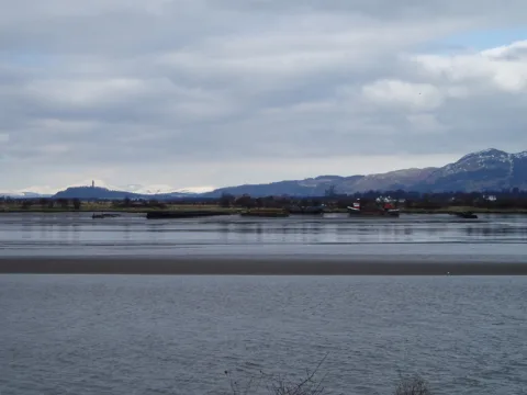 Alloa Inch From South Alloa Geograph.org.uk 138441