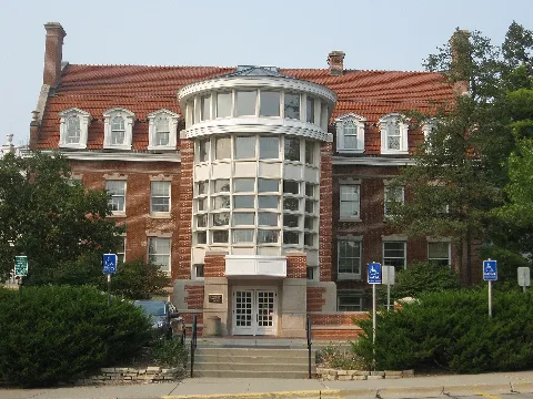 Alumni Hall, South Facade