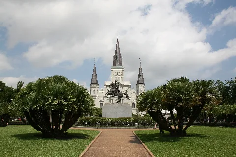 Andrew Jackson Monument, New Orleans, Usa