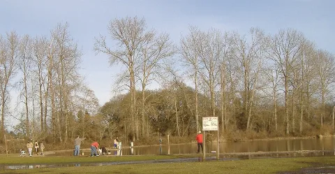 Anglers At Walter Wirth Lake