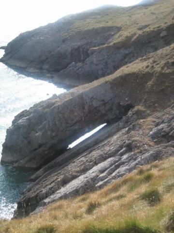 Arch On Newton Cliff Geograph.org.uk 150270
