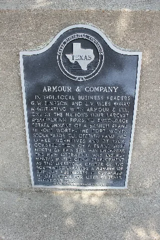 Armour & Company, Fort Worth, Texas Historical Marker (8118049679)