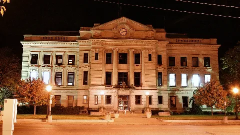 Auburn Indiana Courthouse Night