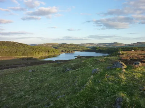 Auchintaple Loch From The Knaps