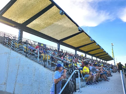 Aveva Stadium West Side Stands With Fans