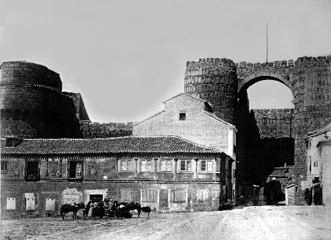 Avila Puerta Del Alcazar 1864 01