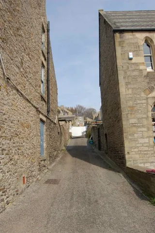 Back Lane On Washing Day Geograph.org.uk 398863