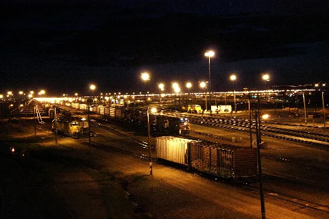 Bailey Yard At Night