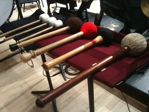 Bass Drum And Tam Tam Mallets For Alexander Nevsky Cantata By Sergei Prokofiev