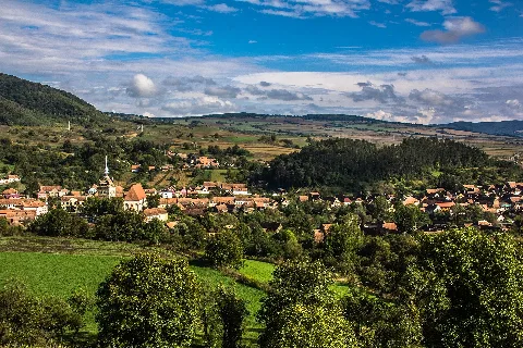 Biserica Fortificată Din Saschiz Vazuta De La Cetatea Taraneasca 3