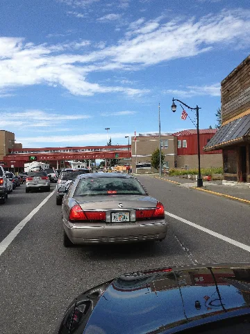 Border Crossing At Sumas Washington