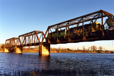 Brazos River Railroad Bridge Waco Tx