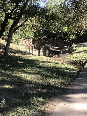 Bridge In Reverchon Park In Dallas