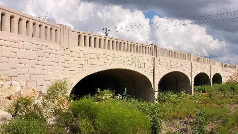 Bridge Over North Fork Brushy Creek On Mel Mathis Blvd