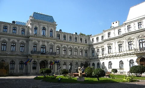 Bucuresti, Romania, Muzeul Colectiilor, Calea Victoriei Nr. 111 113, Sect. 1 (Cropped)
