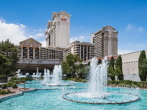 Caesars Palace And Fountains, Las Vegas April 2026