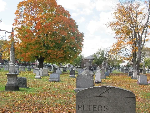 Calvary Cemetery In Waltham, Ma