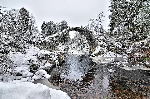 Carrbridge Snow Bridge Aaron Sneddon