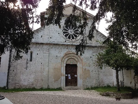 Chiesa Di Sn Paolo. Spoleto. Facciata