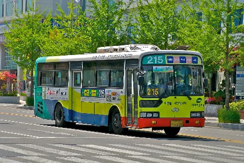 City Bus In Daejeon