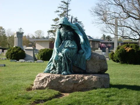 Clotho Statue Druid Ridge Cemetery