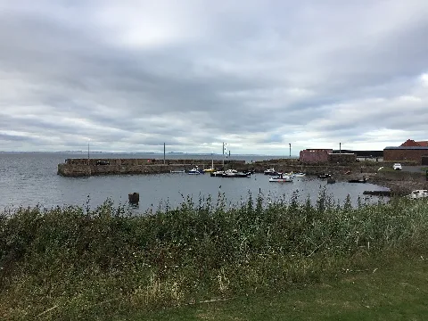 Cockenzie Harbour At High Tide Looking North East