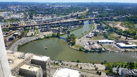 Collision Bend Cuyahoga River Cleveland
