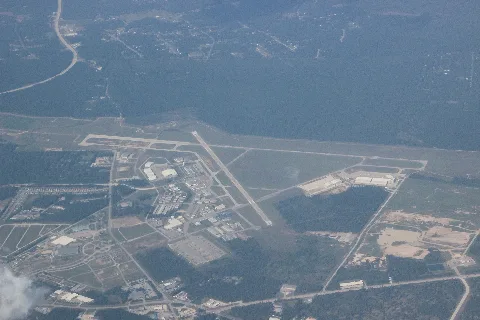 Conroe North Houston Regional Airport Aerial View
