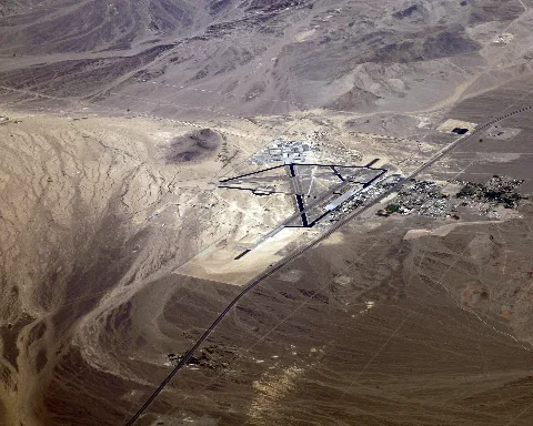 Creech Air Force Base Aerial