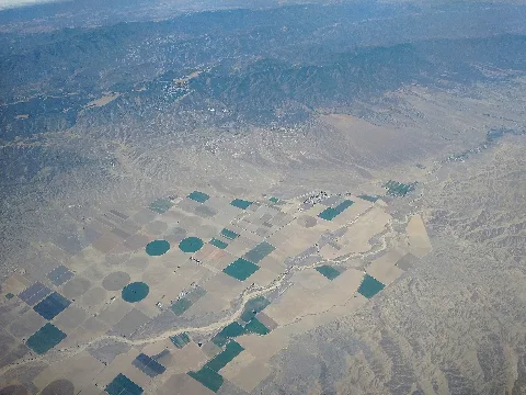 Cuyama, California Aerial View