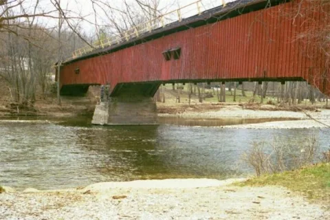 Deer Mill Covered Bridge Indiana 4