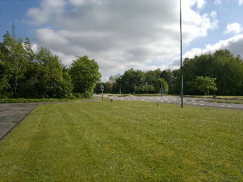 Denmark Germany Border. Image Is Taken On The Denmark Side