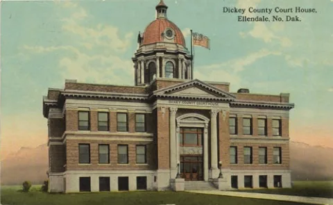City map Dickey County City map Dickey County