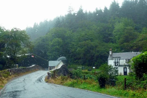 Dippen Bridge In The Rain Geograph.org.uk 3302382