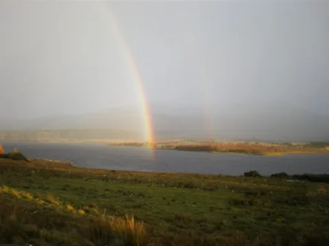 Double Rainbow On Loch Mhor Geograph.org.uk 1028199
