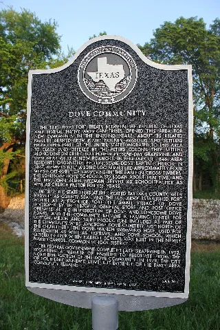 Dove Community, Southlake, Texas Historical Marker (7406393928)