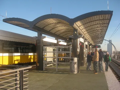 Downtown Carrollton Dart Light Rail Station
