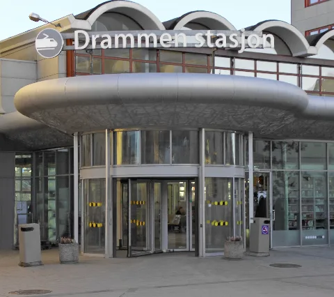 Drammen Stasjon Hovedinngangen