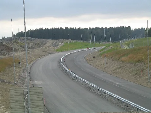 E18 Motorway Under Construction Askim Norway