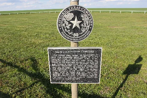 Ellis County Farm Cemetery, Waxahachie, Texas Historical Marker (6876377120)